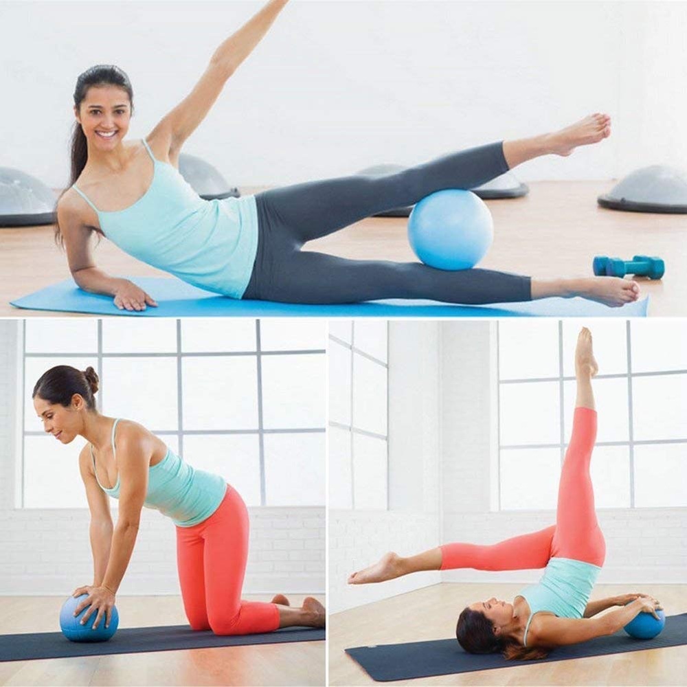Yoga Pilates Bar + 9” Yoga Ball Home Workout Exerc - Picture 5 of 6